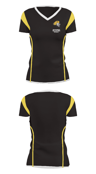 Women's Short Sleeve Vneck Shirt, Moshannon Valley High School, Spirit Store, Teamtime, Team time, sublimation, custom sports apparel, team uniforms, spirit wear, spiritwear, sports uniforms, custom shirts, team store, custom team store, fundraiser sports, apparel fundraiser