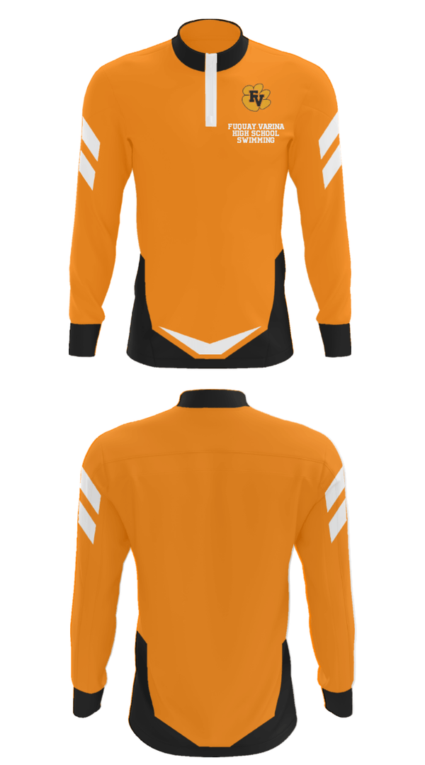 Quarter Zip Jacket, Fuquay-Varina High School Swimming, Swimming, Teamtime, Team time, sublimation, custom sports apparel, team uniforms, spirit wear, spiritwear, sports uniforms, custom shirts, team store, custom team store, fundraiser sports, apparel fundraiser