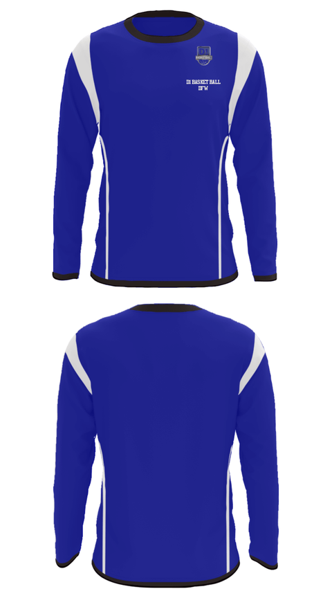 Long Sleeve Performance Shirt, D1 Basketball DFW, Men's Basketball, Teamtime, Team time, sublimation, custom sports apparel, team uniforms, spirit wear, spiritwear, sports uniforms, custom shirts, team store, custom team store, fundraiser sports, apparel fundraiser