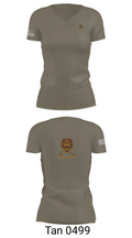 1-9 cav 77516871 Women's Short Sleeve V-neck Shirt - 36