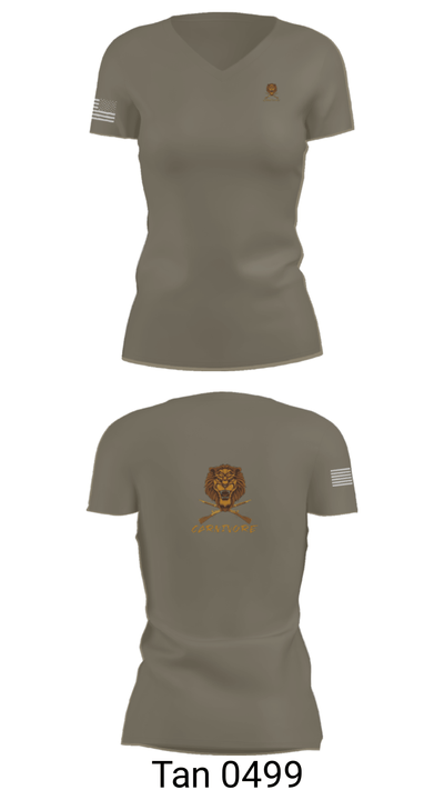 1-9 cav 77516871 Women's Short Sleeve V-neck Shirt - 36