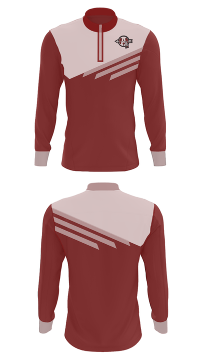 Antioch Sequoits Football 50178810 Quarter Zip Jacket - 27