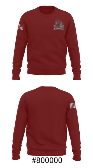 Crew Neck Sweatshirt, Hogan Prep Academy, Spirit Store, Teamtime, Team time, sublimation, custom sports apparel, team uniforms, spirit wear, spiritwear, sports uniforms, custom shirts, team store, custom team store, fundraiser sports, apparel fundraiser