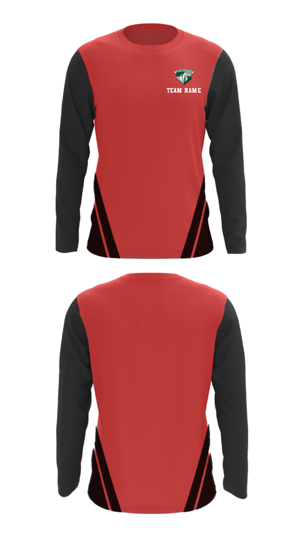 Long Sleeve Performance Shirt, Harrison Middle School Basketball, Women's Basketball, Teamtime, Team time, sublimation, custom sports apparel, team uniforms, spirit wear, spiritwear, sports uniforms, custom shirts, team store, custom team store, fundraiser sports, apparel fundraiser