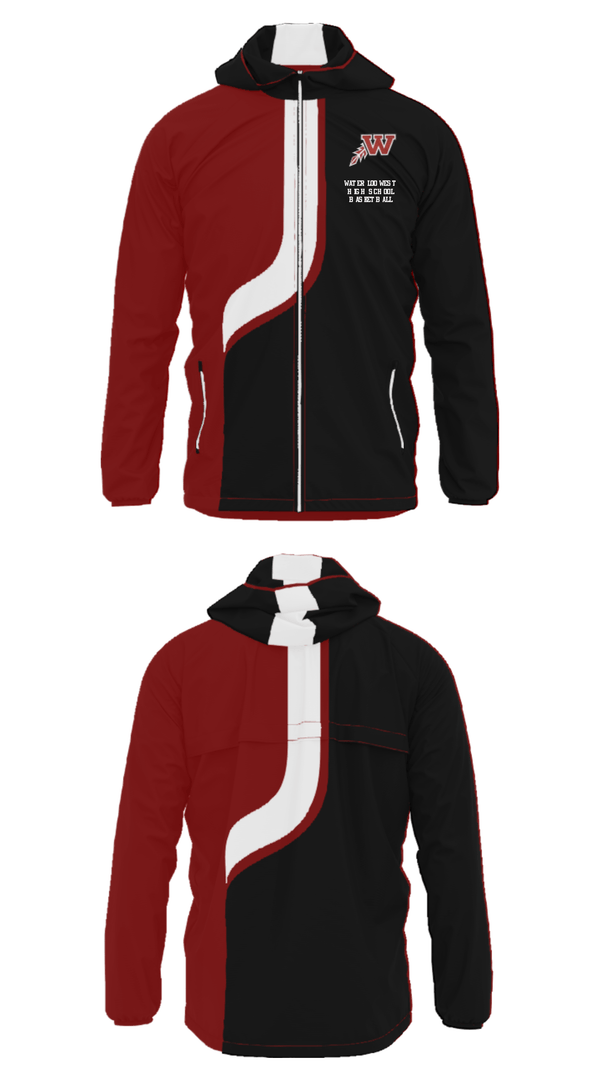 Windbreaker, Waterloo West High School Basketball, Women's Basketball, Teamtime, Team time, sublimation, custom sports apparel, team uniforms, spirit wear, spiritwear, sports uniforms, custom shirts, team store, custom team store, fundraiser sports, apparel fundraiser