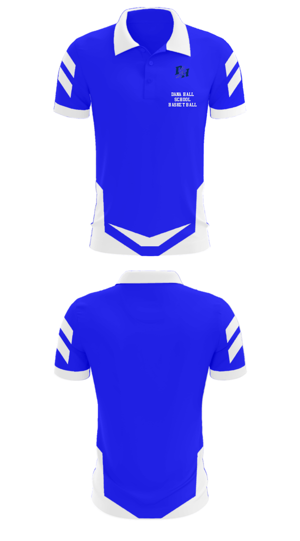 Short Sleeve Performance Polo, Dana Hall School Basketball, Women's Basketball, Teamtime, Team time, sublimation, custom sports apparel, team uniforms, spirit wear, spiritwear, sports uniforms, custom shirts, team store, custom team store, fundraiser sports, apparel fundraiser