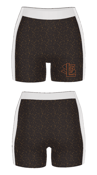 Women's Compression Shorts, SLP High School Gymnastics, Spirit Store, Teamtime, Team time, sublimation, custom sports apparel, team uniforms, spirit wear, spiritwear, sports uniforms, custom shirts, team store, custom team store, fundraiser sports, apparel fundraiser