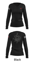 F1 Home Remodeling 33295350 Women's Long Sleeve V-neck Shirt - 13