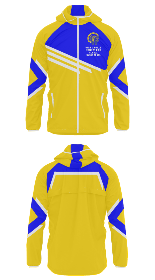 Windbreaker, Warrensville Heights High School Basketball, Women's Basketball, Teamtime, Team time, sublimation, custom sports apparel, team uniforms, spirit wear, spiritwear, sports uniforms, custom shirts, team store, custom team store, fundraiser sports, apparel fundraiser