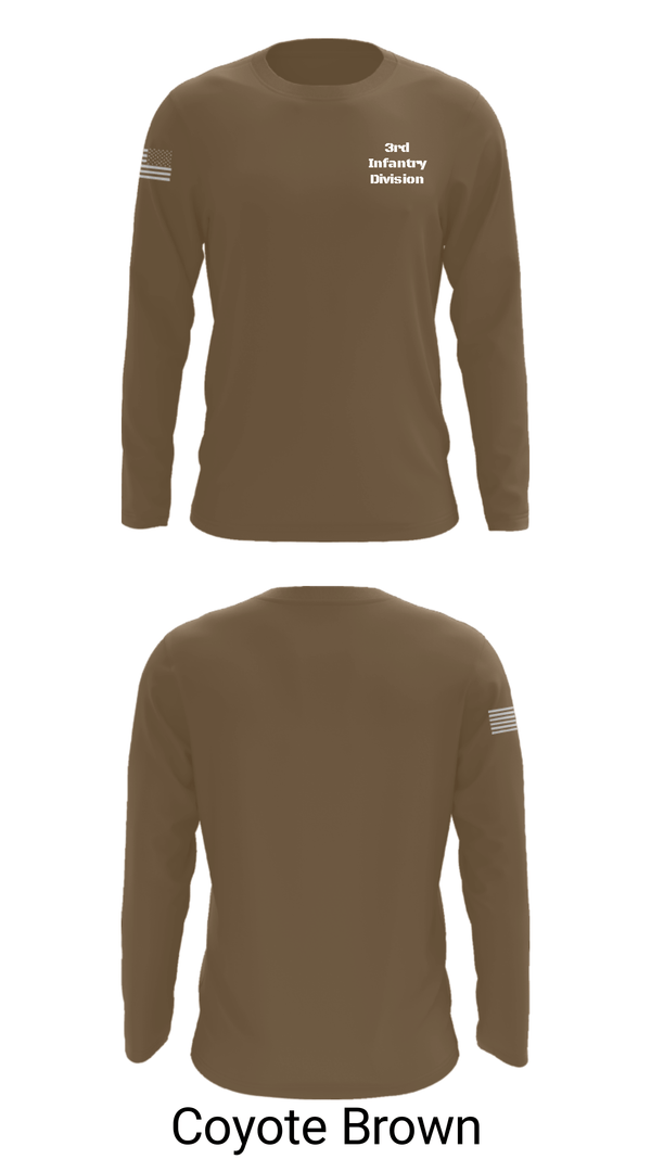 Long Sleeve Performance Shirt, 3rd Infantry Division, , Teamtime, Team time, sublimation, custom sports apparel, team uniforms, spirit wear, spiritwear, sports uniforms, custom shirts, team store, custom team store, fundraiser sports, apparel fundraiser