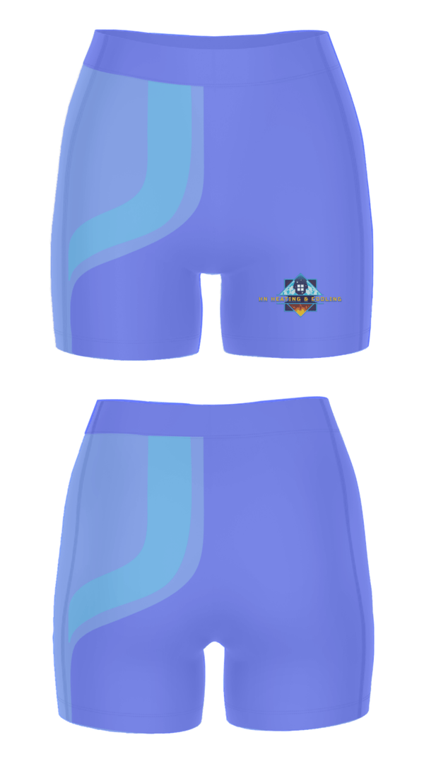 Women's Compression Shorts, HN Heating & Cooling, , Teamtime, Team time, sublimation, custom sports apparel, team uniforms, spirit wear, spiritwear, sports uniforms, custom shirts, team store, custom team store, fundraiser sports, apparel fundraiser