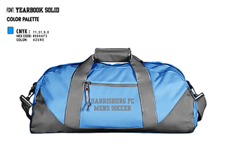 Duffle Bag, Harrisburg fc, Men's Soccer, Teamtime, Team time, sublimation, custom sports apparel, team uniforms, spirit wear, spiritwear, sports uniforms, custom shirts, team store, custom team store, fundraiser sports, apparel fundraiser