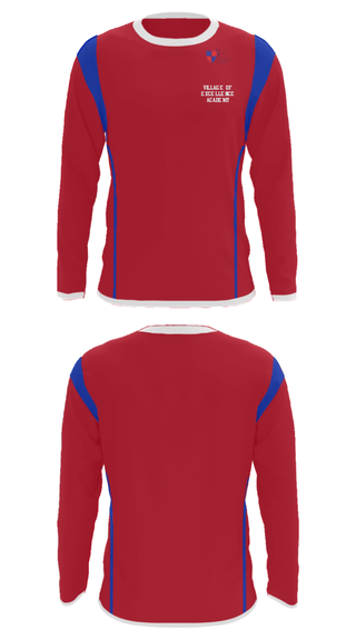 Long Sleeve Performance Shirt, Village Of Excellence Academy, Spirit Store, Teamtime, Team time, sublimation, custom sports apparel, team uniforms, spirit wear, spiritwear, sports uniforms, custom shirts, team store, custom team store, fundraiser sports, apparel fundraiser