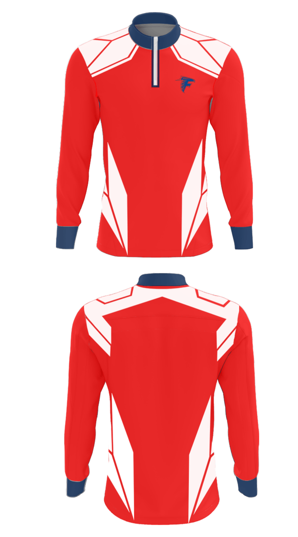 Quarter Zip Jacket, Forbush High School Basketball, Men's Basketball, Teamtime, Team time, sublimation, custom sports apparel, team uniforms, spirit wear, spiritwear, sports uniforms, custom shirts, team store, custom team store, fundraiser sports, apparel fundraiser