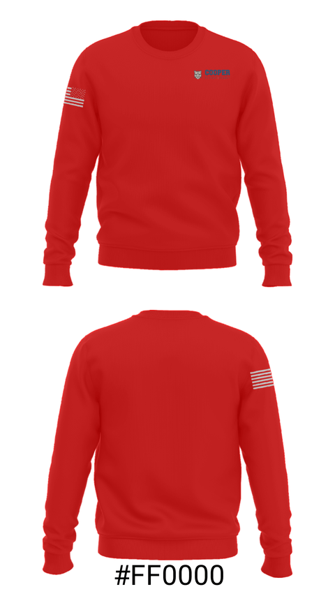 Crew Neck Sweatshirt, Pat Cooper Elementary School, Spirit Store, Teamtime, Team time, sublimation, custom sports apparel, team uniforms, spirit wear, spiritwear, sports uniforms, custom shirts, team store, custom team store, fundraiser sports, apparel fundraiser