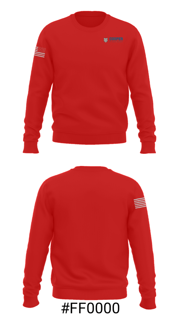 Crew Neck Sweatshirt, Pat Cooper Elementary School, Spirit Store, Teamtime, Team time, sublimation, custom sports apparel, team uniforms, spirit wear, spiritwear, sports uniforms, custom shirts, team store, custom team store, fundraiser sports, apparel fundraiser