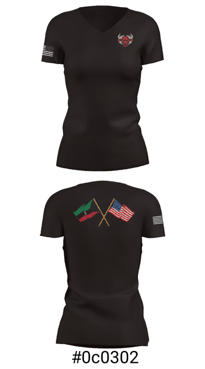 802 OD 21261631 Women's Short Sleeve V-neck Shirt - 4