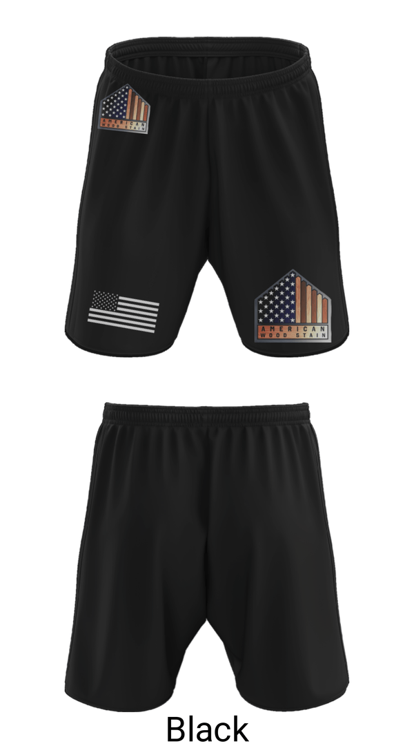 Athletic Shorts With Pockets, American Wood StainAmerican Wood Stain, , Teamtime, Team time, sublimation, custom sports apparel, team uniforms, spirit wear, spiritwear, sports uniforms, custom shirts, team store, custom team store, fundraiser sports, apparel fundraiser