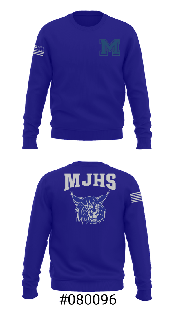 Crew Neck Sweatshirt, Mattanawcook Junior High School, Spirit Store, Teamtime, Team time, sublimation, custom sports apparel, team uniforms, spirit wear, spiritwear, sports uniforms, custom shirts, team store, custom team store, fundraiser sports, apparel fundraiser