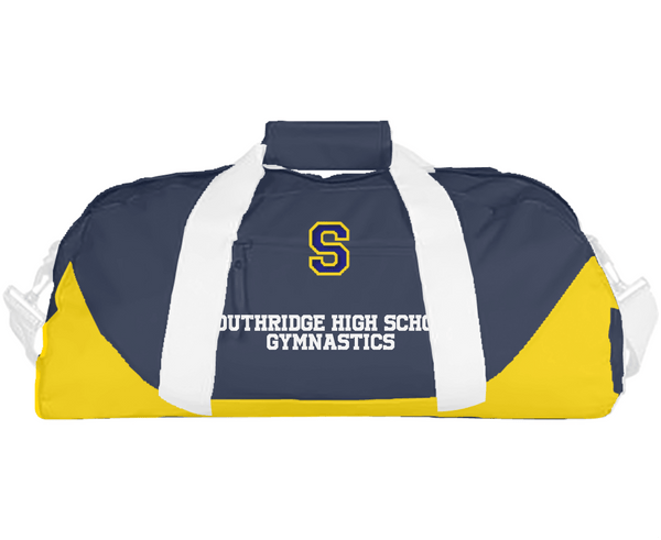 Duffle Bag, Southridge High School Gymnastics, Spirit Store, Teamtime, Team time, sublimation, custom sports apparel, team uniforms, spirit wear, spiritwear, sports uniforms, custom shirts, team store, custom team store, fundraiser sports, apparel fundraiser