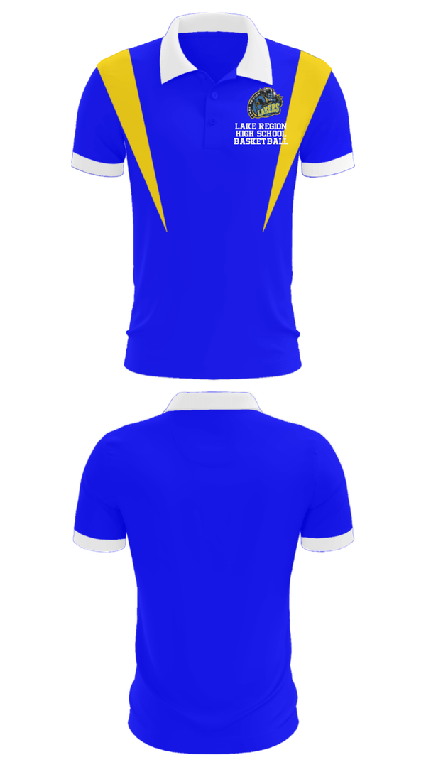 Short Sleeve Performance Polo, Lake Region High School Basketball, Women's Basketball, Teamtime, Team time, sublimation, custom sports apparel, team uniforms, spirit wear, spiritwear, sports uniforms, custom shirts, team store, custom team store, fundraiser sports, apparel fundraiser
