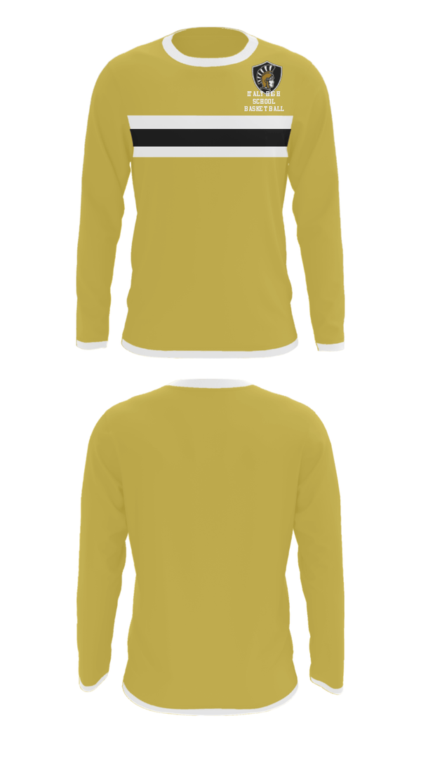 Long Sleeve Performance Shirt, Italy High School Basketball, Women's Basketball, Teamtime, Team time, sublimation, custom sports apparel, team uniforms, spirit wear, spiritwear, sports uniforms, custom shirts, team store, custom team store, fundraiser sports, apparel fundraiser