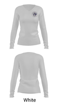 Sussex Academy High School Swimming 13215397 Women's Long Sleeve V-neck Shirt - 6