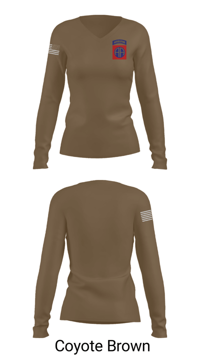 1-319th AFAR 20885310 Women's Long Sleeve V-neck Shirt - 15