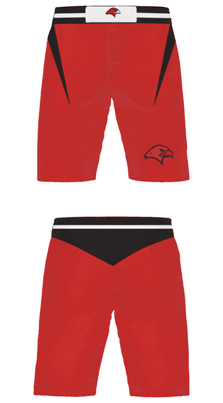Fight Shorts, Saranac Youth Wrestling Club - Redhawks, Wrestling, Teamtime, Team time, sublimation, custom sports apparel, team uniforms, spirit wear, spiritwear, sports uniforms, custom shirts, team store, custom team store, fundraiser sports, apparel fundraiser