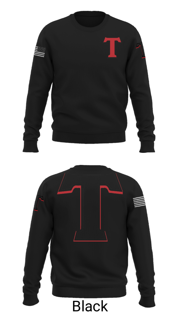 Crew Neck Sweatshirt, Turner Middle School, Spirit Store, Teamtime, Team time, sublimation, custom sports apparel, team uniforms, spirit wear, spiritwear, sports uniforms, custom shirts, team store, custom team store, fundraiser sports, apparel fundraiser