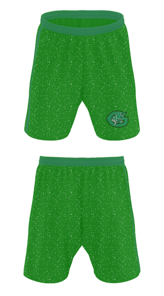 Athletic Shorts With Pockets, Gold-Burg High School Basketball, Women's Basketball, Teamtime, Team time, sublimation, custom sports apparel, team uniforms, spirit wear, spiritwear, sports uniforms, custom shirts, team store, custom team store, fundraiser sports, apparel fundraiser