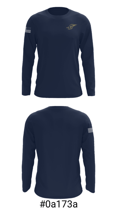 Cheyenne High School Wrestling 13353138 Long Sleeve Performance Shirt - 18