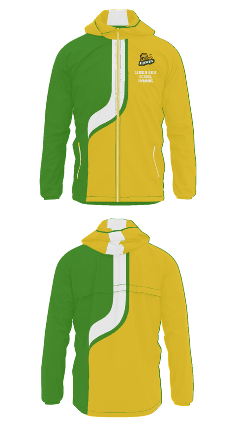 Windbreaker, Lynden High School Swimming, Swimming, Teamtime, Team time, sublimation, custom sports apparel, team uniforms, spirit wear, spiritwear, sports uniforms, custom shirts, team store, custom team store, fundraiser sports, apparel fundraiser