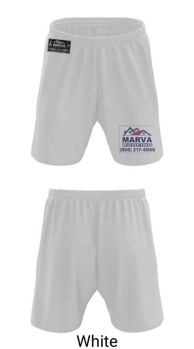 Marva Roofing 1081209 Athletic Shorts With Pockets - 1