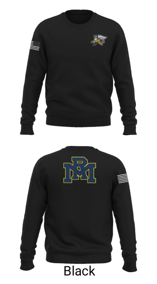 Crew Neck Sweatshirt, Rocky Mount High School Basketball, Men's Basketball, Teamtime, Team time, sublimation, custom sports apparel, team uniforms, spirit wear, spiritwear, sports uniforms, custom shirts, team store, custom team store, fundraiser sports, apparel fundraiser