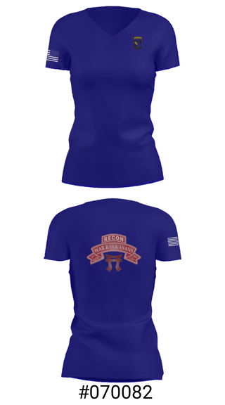 Women's Short Sleeve Vneck Shirt, 1-33 CAV, Army, Teamtime, Team time, sublimation, custom sports apparel, team uniforms, spirit wear, spiritwear, sports uniforms, custom shirts, team store, custom team store, fundraiser sports, apparel fundraiser