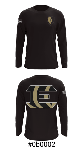 Long Sleeve Performance Shirt, Ethel High School, Spirit Store, Teamtime, Team time, sublimation, custom sports apparel, team uniforms, spirit wear, spiritwear, sports uniforms, custom shirts, team store, custom team store, fundraiser sports, apparel fundraiser