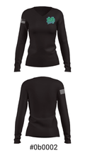 Notre Dame College Prep 20685320 Women's Long Sleeve V-neck Shirt - 20