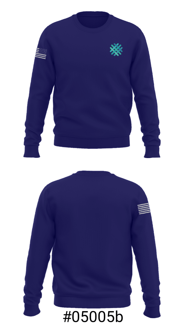 Crew Neck Sweatshirt, Crossroads Academy – Quality Hill, Spirit Store, Teamtime, Team time, sublimation, custom sports apparel, team uniforms, spirit wear, spiritwear, sports uniforms, custom shirts, team store, custom team store, fundraiser sports, apparel fundraiser