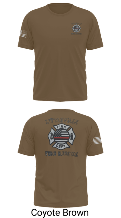 Littleville Fire & Rescue 55821755 Short Sleeve Performance Shirt - 14
