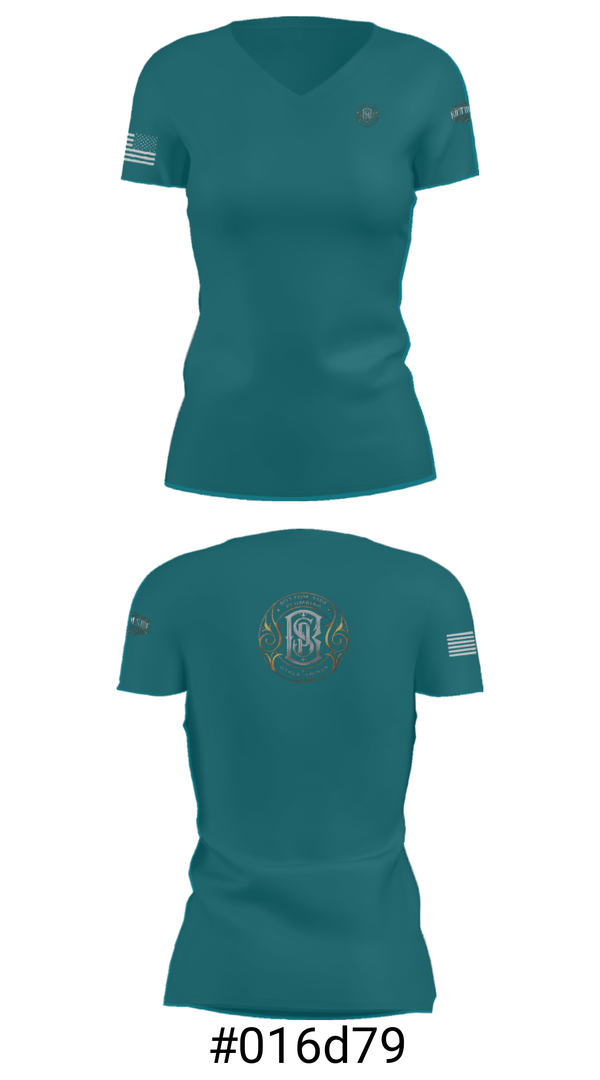 Women's Short Sleeve Vneck Shirt, Bottom Side Plumbing and other things, , Teamtime, Team time, sublimation, custom sports apparel, team uniforms, spirit wear, spiritwear, sports uniforms, custom shirts, team store, custom team store, fundraiser sports, apparel fundraiser
