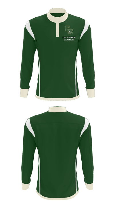 East Chambers Elementary 93107204 Quarter Zip Jacket - 37