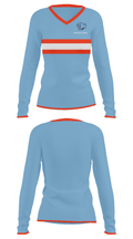 Crow High School 30609715 Women's Long Sleeve V-neck Shirt - 31