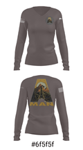 Sea globe 28856857 Women's Long Sleeve V-neck Shirt - 20