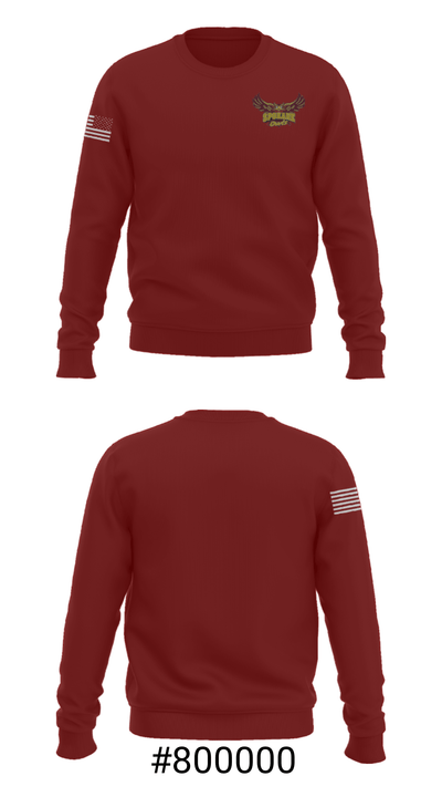 Spokane R-7 High School Basketball 80033318 Crew Neck Sweatshirt - 16