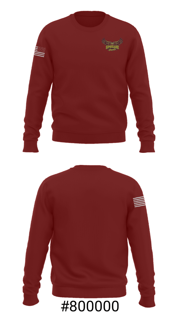 Crew Neck Sweatshirt, Spokane R-7 High School Basketball, Men's Basketball, Teamtime, Team time, sublimation, custom sports apparel, team uniforms, spirit wear, spiritwear, sports uniforms, custom shirts, team store, custom team store, fundraiser sports, apparel fundraiser