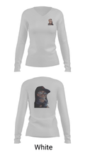 2nd Per. Foster GEO 50766019 Women's Long Sleeve V-neck Shirt - 6