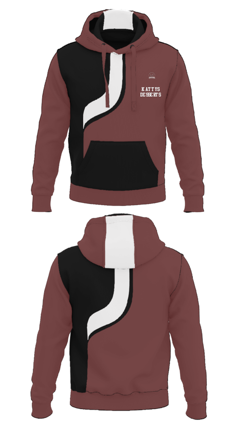 Hoodie, Kattys Desserts, , Teamtime, Team time, sublimation, custom sports apparel, team uniforms, spirit wear, spiritwear, sports uniforms, custom shirts, team store, custom team store, fundraiser sports, apparel fundraiser