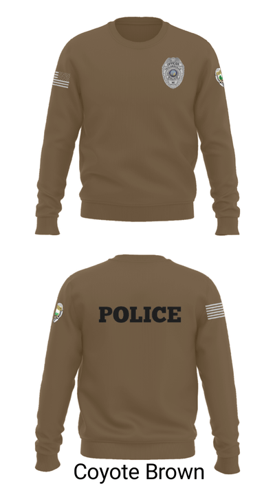 TAYLORSVILLE POLICE DEPARTMENT 5910107 Crew Neck Sweatshirt - 10