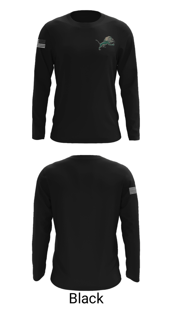 Long Sleeve Performance Shirt, Longwood High School Wrestling, Wrestling, Teamtime, Team time, sublimation, custom sports apparel, team uniforms, spirit wear, spiritwear, sports uniforms, custom shirts, team store, custom team store, fundraiser sports, apparel fundraiser